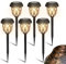 HELESIN Solarlampen für Außen Garten 6 Stück, IP44 Wasserdicht Solarleuchten Garten Deko, Gartenlampen für Draußen Solar, Solar Gartenleuchten für Poolbeleuchtung, Wegeleuchten, Balkon, Hof（Warmweiß）