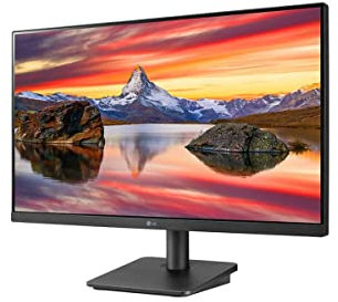 LG 24MP450-B - Moniteur 24, IPS : 1920 x 1080, 250 CD/m², 1000:1, NTSC 72%, diag. 60,4 cm, D-Sub x1, HDMI x1, Design virtuellement sans Bords, Inclinaison réglable, Couleur Noire