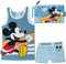 Pyjama Enfant Garcon et Trousse de Toilette Mickey - Vetement Enfant Garcon pour L'été | Pyjama Garcon avec Sac de Voyage pour Accessoires de Bain | Ensembles de Pyjama Garçon Disney & Trousse