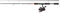 Abu Garcia Cardinal X Spinnruten- und Rollenkombination – Spinnangelsetup für Forelle, Barsch, Lachs, Hecht, Black/Red