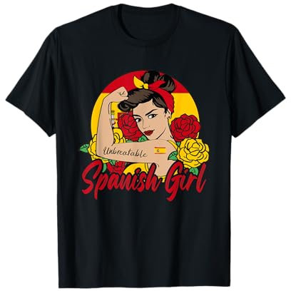 Bandera Española Niña España Mujer España Camiseta