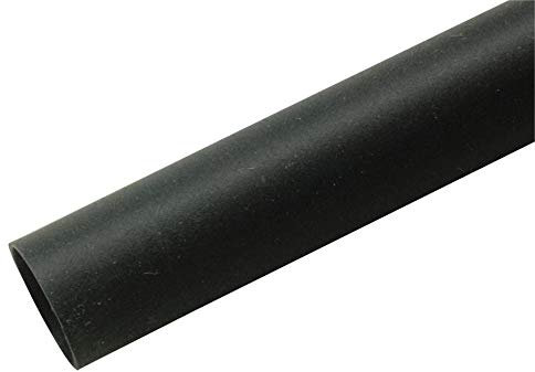 Tubo termorretráctil, 4:1, 12 mm, negro, tubo retráctil - forrado con adhesivo