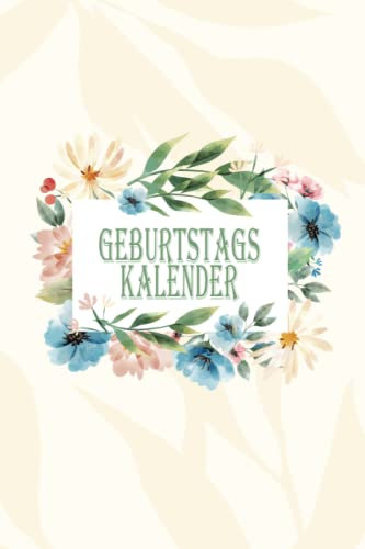 Geburtstagskalender: Geburtstagskalender | Buntes Buch, um die Geburtstage von Verwandten zu bewerten | Geschenkidee