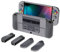 PlayVital Coque pour Switch OLED,Cover Joycon pour Nintendo Switch OLED Housse de Protection avec Capuchon Joystick & AlterGrips Boutons-Snes EU