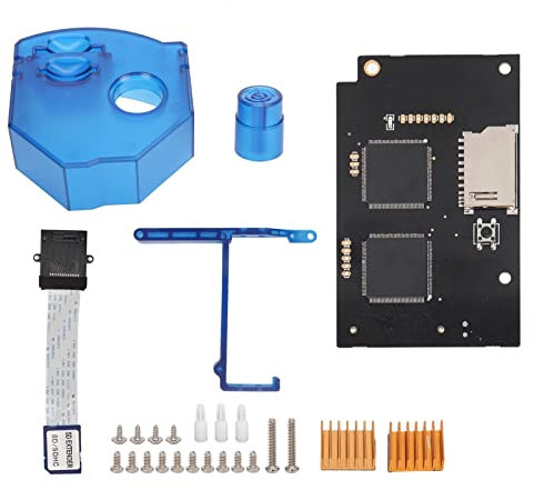V5.15b GDEMU Optical Drive Simulation Board Ersatz für Sega Dreamcast VA1, mit Externer Speicherkartenhalterung, Kühlkörper