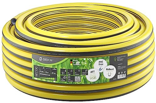 GEKA plus Wasserschlauch WS500 (Länge ca 50 Meter, 4-lagiger Schlauchaufbau, Materialien hoher Qualität, Druckfest und formstabil) 13.0223.9
