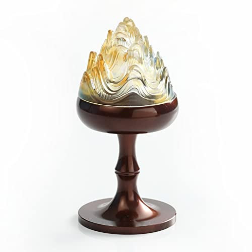 BONAD Glas-Aromatherapieofen for den Innenbereich, reines Kupfer, Sandelholzofen, Teezeremonie, Dekoration, Schale, Räucherofen, Räucherstäbchen, Adlerholz