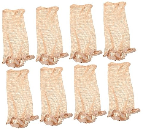 FRCOLOR 8stücke Perückennetzkappe Aus Elastischem Netz Atmungsaktiv Für Perückentragekappen Geschmeidige Perückenkopfbedeckung Perückentragekappen Aus Hochwertigem Flexibel Und Dehnbar