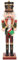 Gatuida Weihnachts-Nussknacker-Figur Aus Holz Adventskalender-Desktop-Nussknacker-Ornament Aus Holz Für Festival-Party 30 cm