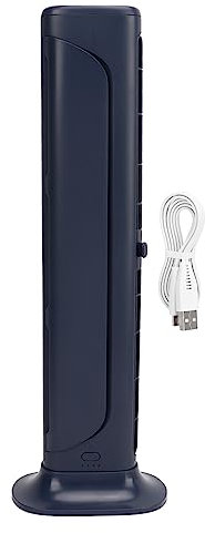 Otufan Monitor Fan,Portable Bladeless Fan with 3 Speeds Office Desk fan Space Saving Personal Cooling Fan for Office Living Room (Blue), OTUFAN5U74VG9D32-12