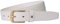 Aigner Gürtel Basic mit S-Schließe Gold 125564, Weiss 85 cm