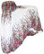 PANASIAM Aladin Pants Flower White, XL