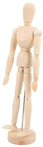 Operitacx Schaufensterpuppenspielzeug aus Holz Schaufensterpuppe für bewegliche Künstlerfiguren liefern Modelle Ornament Holzfigur hölzerner Mann klein Handmodell Attrappe Dekorationen Baby