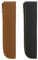 JRYXDS Astuccio sottile in pelle 2 pezzi astuccio piccolo Astuccio portapenne in vera pelle per 4-6 penne astuccio portatile per cancelleria e cosmetici organizer per trucchi minimo con cerniera