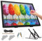 Zocelight A3 Rechargeable Light Box with Stand/Clips,led Light pad with 3000mAh Battery,3 Colors dimmable and 6 Level dimming Light Table for Diamond Painting,Drawing,Sketching,Tattoo,Vinyl Weeding