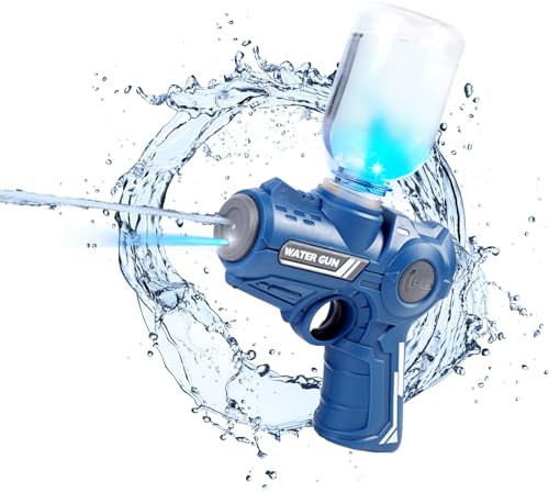 Beeyouk Wasserpistole Elektrische, Spielzeug Wasserpistole großer Reichweite 5–8 M, 200ML Elektrische Wasserspritzpistole für Kinder Sommer-Poolpartys, Strandaktivitäten, Wasserschlachten im Freien