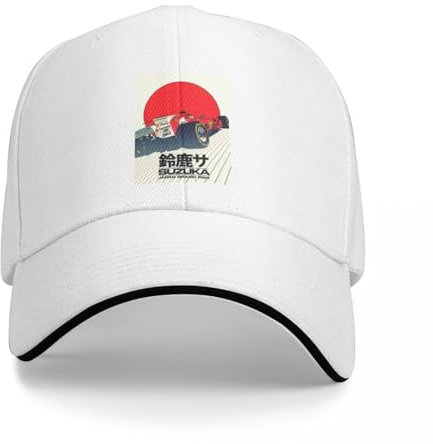 OOAXBEED Basecap Baseball Kappe Suzuka Grand Prix Bucket Hat Baseball Cap Visier Wintermützen für Männer Frauen
