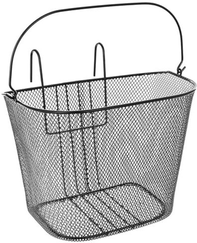 Fahrradkorb Lenkerkorb Metall engmaschig - Tragegriff - 22l Radkorb Fahrrad