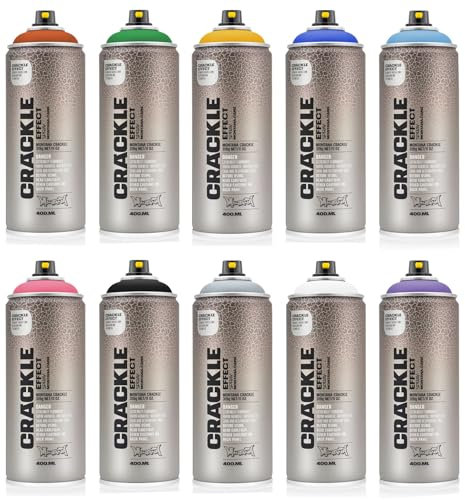 Montana Crackle Effekt Sprayfarbe 400ml Sprühdose, Riss-Effekt Oberfläche - Patina Green