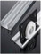 Aluminium Sliding Door Track Sliding Wardrobe Door Track Kit Triple - Rail Sliding Door Rail for Wardrobe Cabinet Glass Doors(200cm/79in)