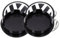 4 Pièces Cache de Roue et Auto Porte - clés, Cache Moyeu, Auto Cache Moyeux, Enjoliveurs Centre de Roue de Voiture, Enjoliveurs de Roue, Kit de Cache-moyeux, pour Décorer, Noir (65 Mm)