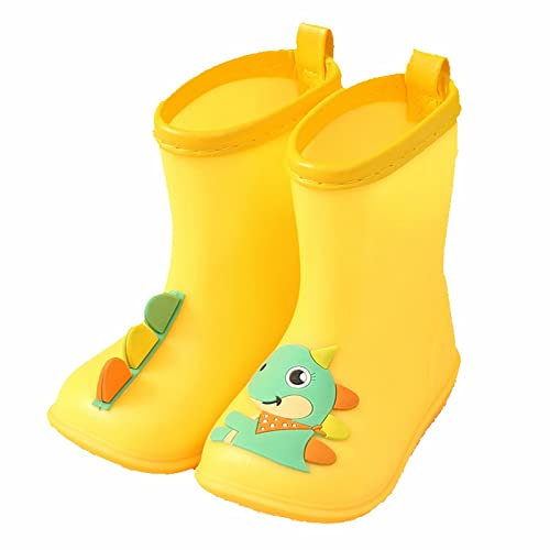 Baby-Gummistiefel für Jungen und Mädchen, leichte Kinder-Gummistiefel, Cartoon-Muster-Gummistiefels, Kleinkind-Regenstiefel, Gummistiefels, wasserdichte Stiefel Eva federleichte Slip-On Regenstiefel