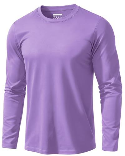 EKLENTSON Mens T Shirt Long Sleeve Cotton Plain T-Shirt | casual,work,crewneck,classic basic solid tops,lightweight work tee shirt,breathable,moisture wicking,soft