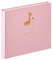 walther design Fotoalbum rosa 28 x 25 cm Babyalbum mit Prägung, Baby Animal UK-148-R