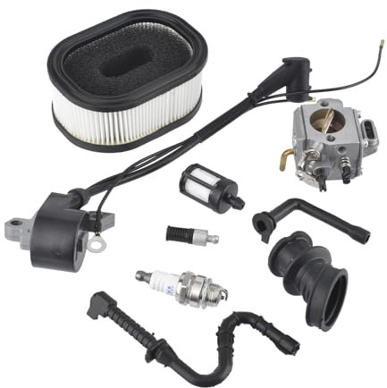 Cancanle Carburador con Bobina de Encendido Sintonizar Filtro de Aire Bujía para Stihl 044 046 MS440 MS460 Motosierra