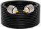 YILIANDUO PL259 Cable CB Radio Extension Cable PL-259 UHF Male to Male SO-239 RG58 Coaxial Cable UHF Jumper Cable 15M for HAM & CB Radio Antenna Analyzer Dummy Load SWR Meter