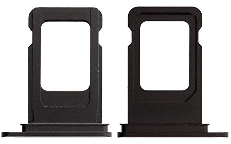 jbTec SIM-Tray kompatibel mit Apple iPhone 12 - Kartenhalter Single Slot Schlitten Rahmen Simkarte Holder Dunkel-Blau