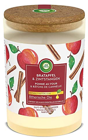 Air Wick Duftkerze - Ceylon Zimt & Obstgarten Apfel 6 Stück