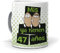 mundohuevo Taza Mis Huevos ya Tienen 47 años. Cerámica AAA - 350 ml.