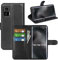 betterfon Handyhülle Kompatibel mit Motorola Moto Edge 30 Neo | Premium Qualität TPU Klapphülle für Moto Edge 30 Neo mit Kartenfächern | Magnetverschluss Handyhülle | Schwarz