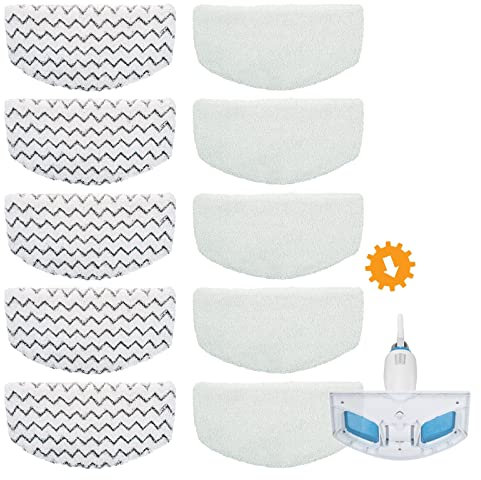 Bonus Life Steam Mop Pads for Bissell PowerFresh 1940 1806 Replacement Parts, 10 Pack