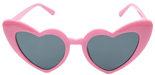 ALLY-MAGIC Bambini Polarizzati Cuore Shades Occhiali Da Sole Pieghevoli Flessibili Occhiali Da Sole per Ragazze Ragazzi Y7ETXXTYJ, rosa, 33 EU