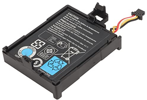 ciciglow Batteria T40JJ 70K80, per PERC Raid H710 H730 H810 H830 3,7 V 1,8 Wh 500 mAh Batteria Controller Raid Ampiamente Compatibile Installazione e Utilizzo