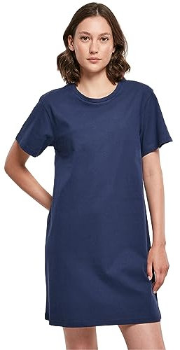Build Your Brand Damen Kleid Ladies Tee Dress lightnavy XL