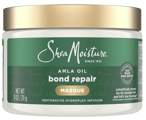 Shea Moisture Bond Repair Masque Amla-Öl zur Stärkung und Befeuchtung des Haares mit regenerierender HydroPlex-Infusion, 237 ml