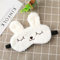 Hase Schlafmaske Plüsch Lustig 3D Tier Schlafbrille Augenbinde für Schlafen Reisen Augenmaske mit Verstellbares Gummiband (beige)