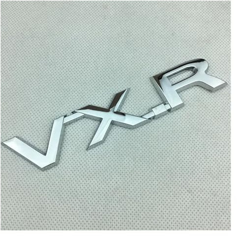 GerRit yzw6688 3D ABS VXR 5.7 Auto Heck Kofferraum Emblem Abzeichen Aufkleber Aufkleber Autozubehör Kompatibel mit Cruiser Außenmodifikation (Color : VXR Silver)