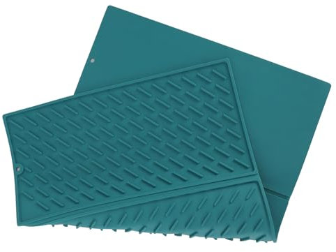 Theke, Faltbare Abtropfmatte, Abtropfmatte, Wasserdicht, 3-fach, Schnell Trocknendes Silikon für Restaurant (Genericrve3psn7w0-13)