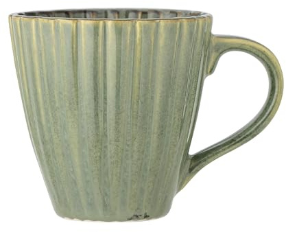 Bloomingville Latina Becher, Steingut, D8,5xH8,5 cm, 220 ml (Grün)