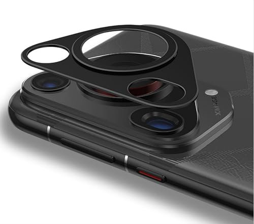GIOPUEY Kamera Schutzfolie Kompatibel mit Huawei Pura 70 Ultra, 2 Pack Metalle Kamera Schutzrahmen, Kratzfest Schutzfolie für Huawei Pura 70 Ultra - Schwarz