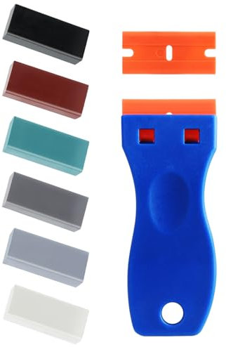 Kit Reparation Carrelage, Fliesen Reparaturset Grau, Rot, Blau Holz Laminat PVC Vinyl Möbel Parkett Wachs Reparaturset Floor Wax- Bodenwachs, 6 Farben Holzmöbel-Reparaturset Hartholzboden-Reparaturset