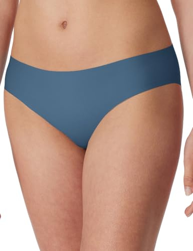 Schiesser Damen Invisible Panty - Cotton, atlantikblau_161925, 40