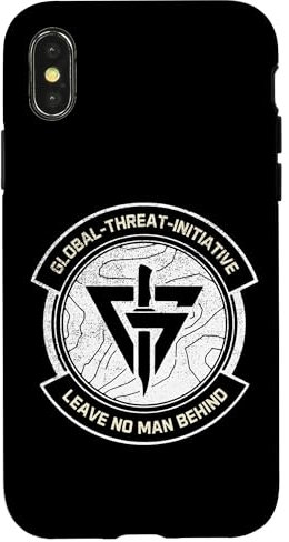 Hülle für iPhone X/XS GTI Global Threat Initiative Force Badge Delta Game