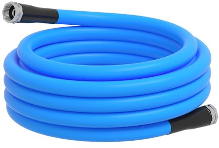 KORVOS Wohnmobil-Frischwasserschlauch, kein Knicken, Premium-Trinkwasserschlauch, 1,6 cm, robust, leicht, für Trinkwasser, 9,5 m