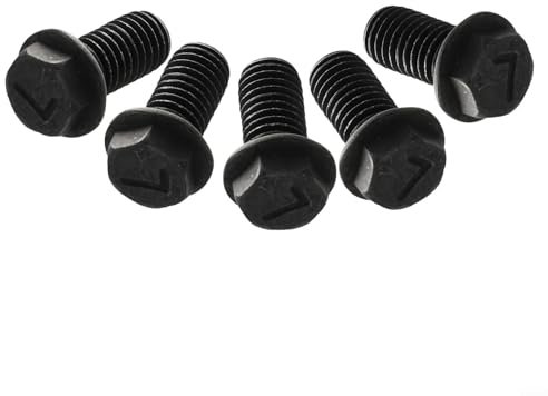 5 Stück Sechskant-Flanschschrauben M8 x 18 mm mit Linksgewinde für Maschine zum Schneiden