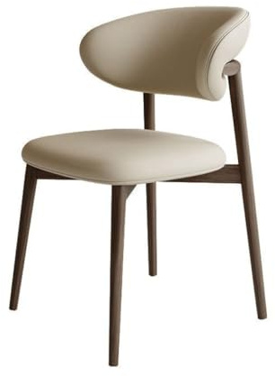 OZLMBERN Speisesuhl Italienisch Schmiedeeisen Esstuhl Minimalist Café Casual Home Restaurant Rückenlehne Stuhl